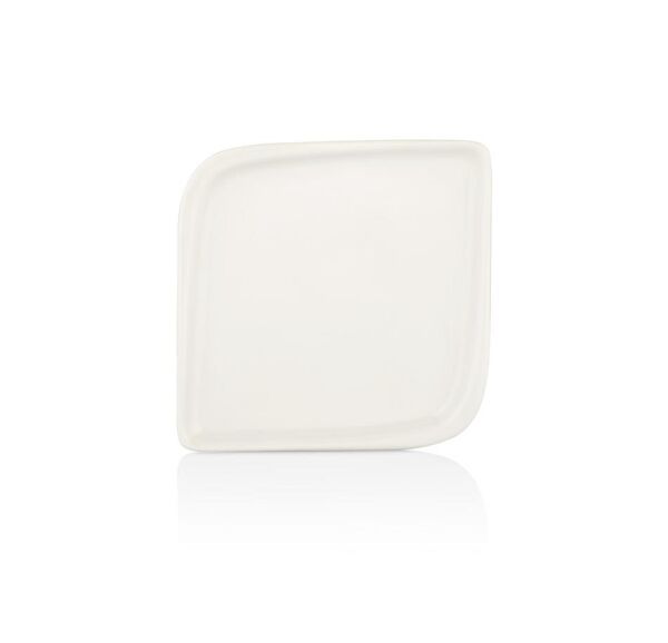 BY BONE White Arel Kare Tabak 38 cm (27.5 x 27.5) 6'lı