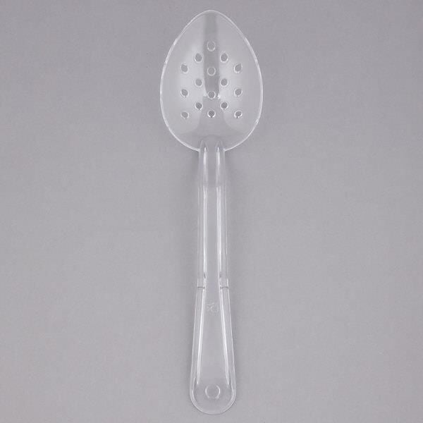 Globy Polikarbon Delikli Servis Kaşığı 30 cm, Şeffaf