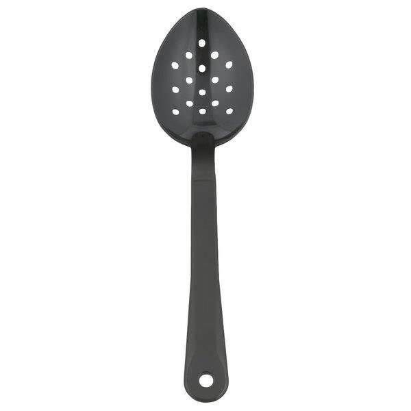 Globy Polikarbon Delikli Servis Kaşığı 30 cm, Siyah