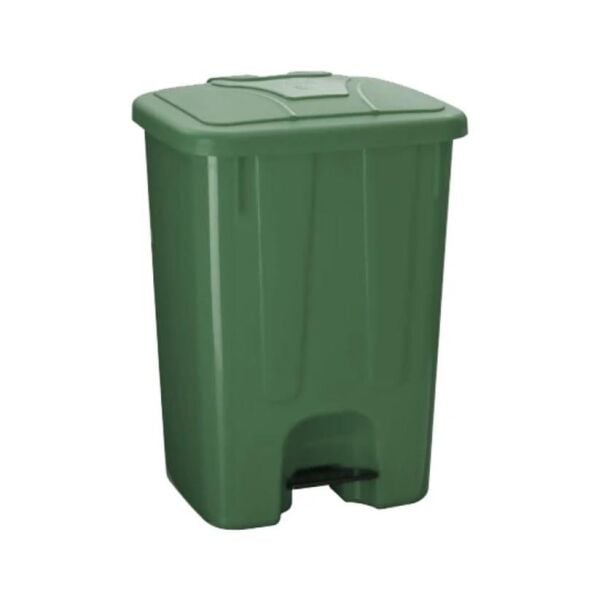 Şenyayla 4260 Köşeli Pedallı Çöp Kovası 65 LT - Yeşil