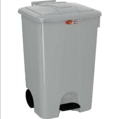 Şenyayla 4265 Köşeli Pedallı Çöp Kovası 85 Lt. Gri
