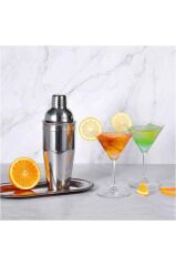 Biradlı BRD-500 Çelik Kokteyl Shaker, Kokteyl Karıştırıcı 500 ml