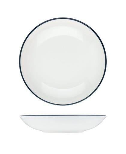 ID Fine Modest Navy Valle Çukur Tabak 30 cm 2000 cc 6'lı