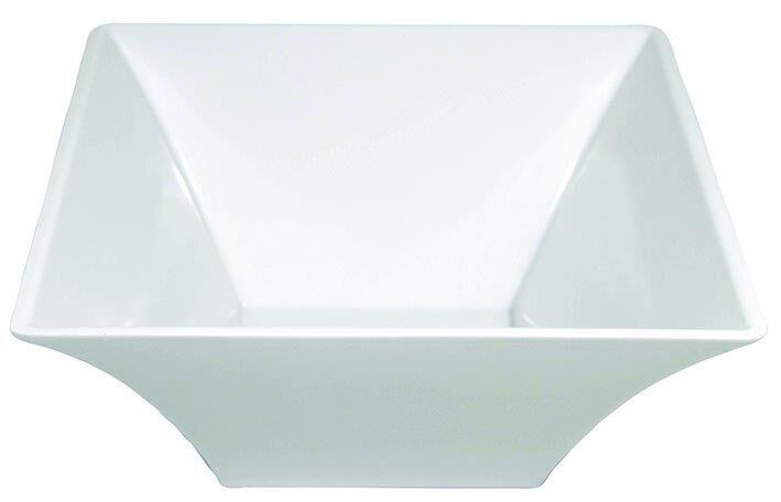 Globy Açık Büfe Beyaz Kare Kase 26x26x12 cm