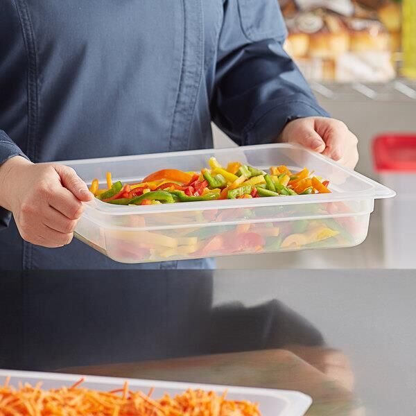 Cambro Yarı Saydam Polipropilen Gastronom Küvet GN 1/2 65,32,5x26.5x6.5 cm