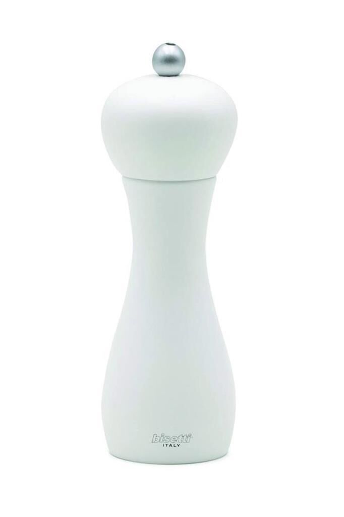 Bisetti Rimini Karabiber Değirmeni Mat Beyaz 18 cm