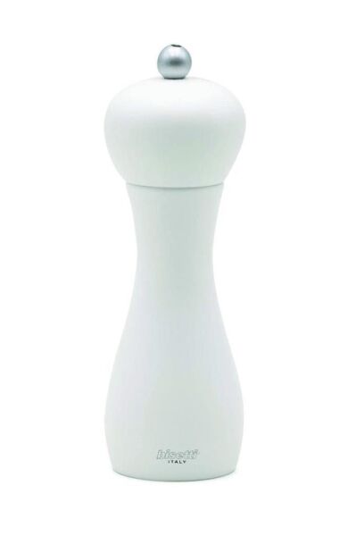 Bisetti Rimini Karabiber Değirmeni Mat Beyaz 18 cm