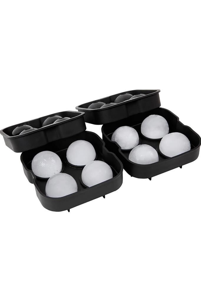 Biradlı Küre Silikon Buz Kalıbı 4lü