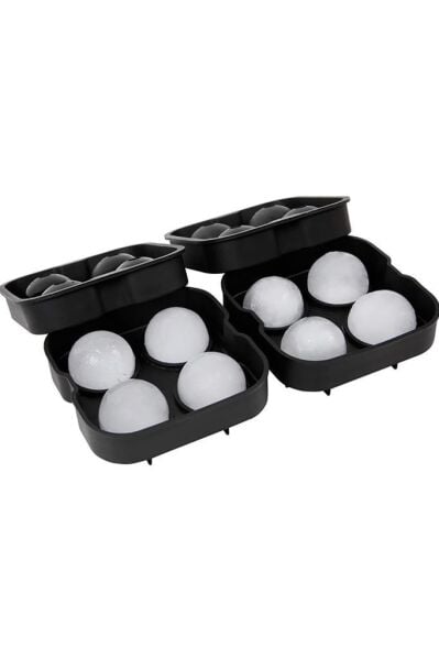 Biradlı Küre Silikon Buz Kalıbı 4lü