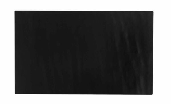 Globy Açık Büfe Melamin Siyah Mat Desen Servis Sunum Tabağı 32,5x17,5x0,8 cm