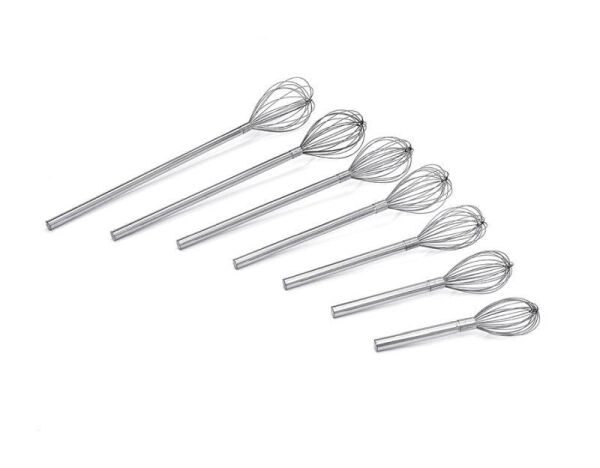 Boğaziçi Mutfak Çırpma Teli, Alüminyum Saplı, Krom, No:8 120 cm