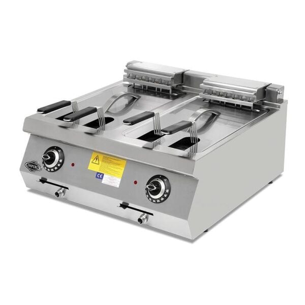 Empero Elektrikli Fritöz 14+14 Litre -EMP.PLS.7FE020