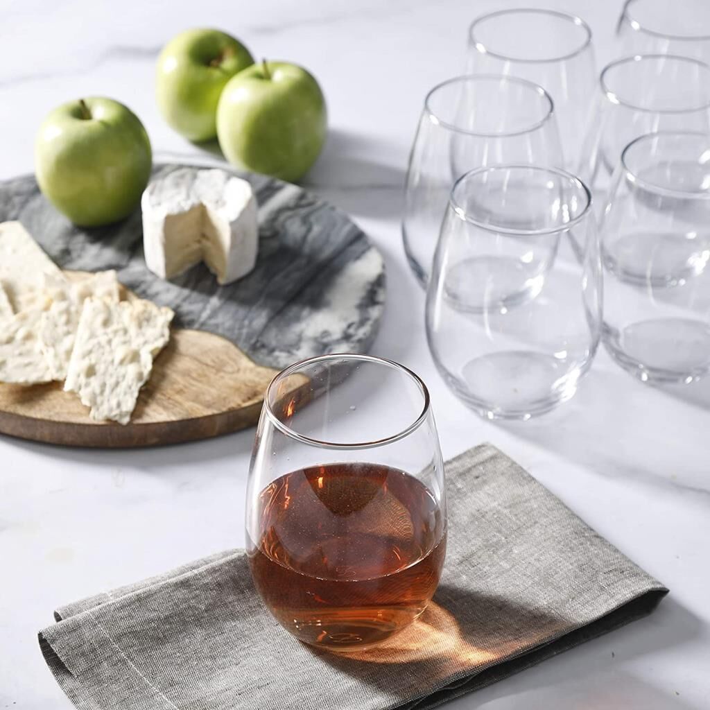 Paşabahçe 420858 Amber Kırmızı Şarap Bardağı 440 cc 6'lı