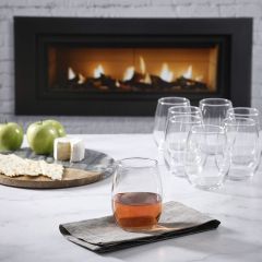 Paşabahçe 420858 Amber Kırmızı Şarap Bardağı 440 cc 6'lı