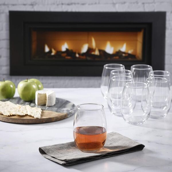 Paşabahçe 420858 Amber Kırmızı Şarap Bardağı 440 cc 6'lı