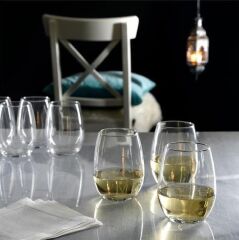 Paşabahçe 420858 Amber Kırmızı Şarap Bardağı 440 cc 6'lı