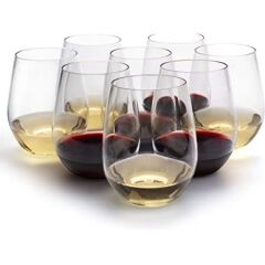 Paşabahçe 420858 Amber Kırmızı Şarap Bardağı 440 cc 6'lı