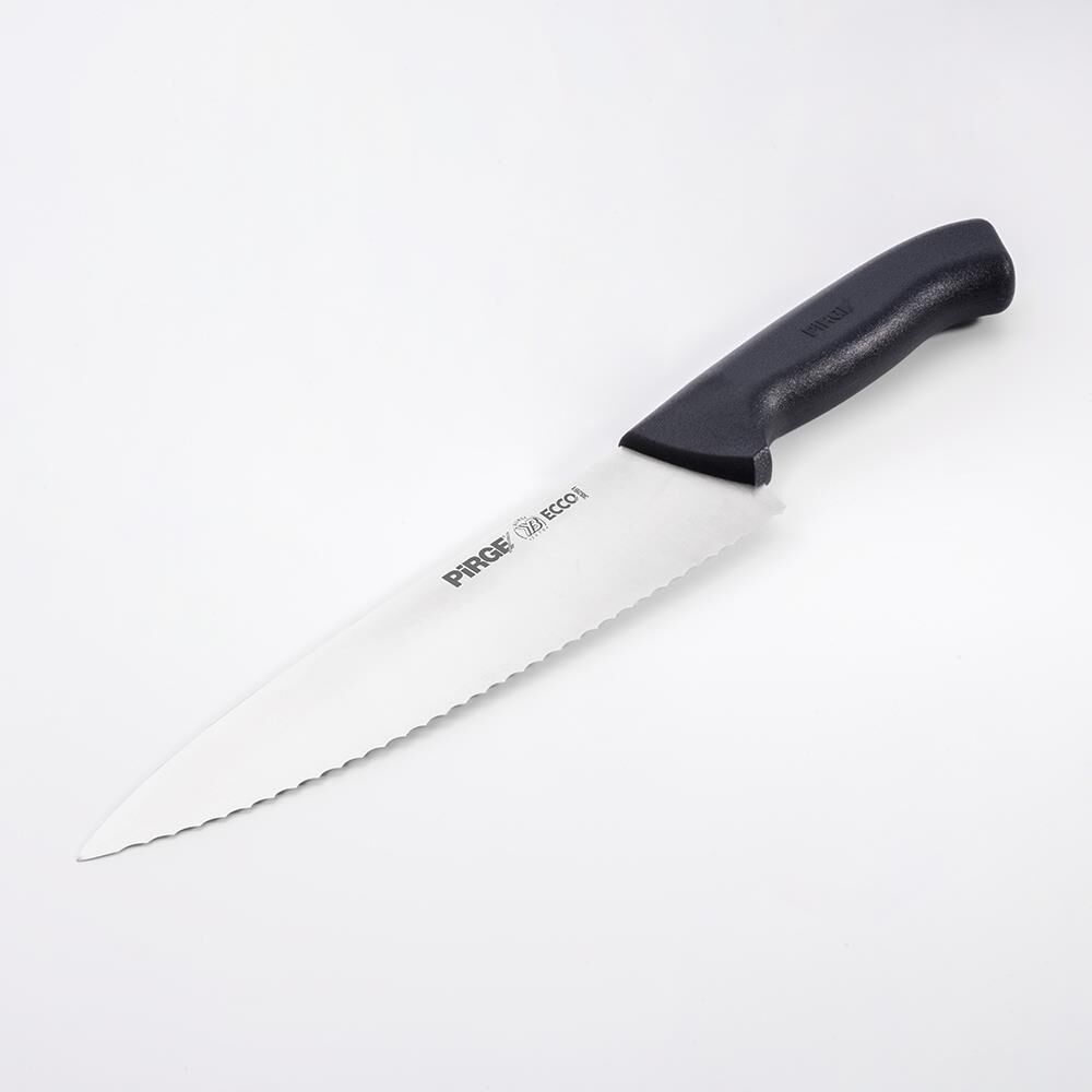 Ecco Dişli Şef Bıçağı 21 cm 38261 Siyah
