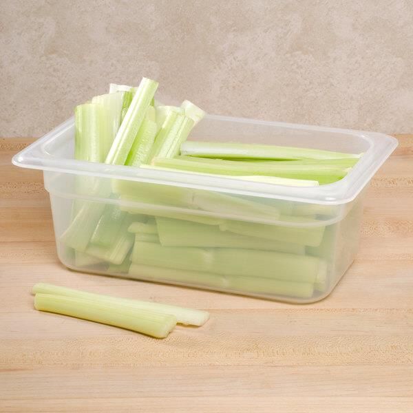 Cambro Yarı Saydam Polipropilen Gastronom Küvet GN 1/4 100,26.5x16,2x10 cm