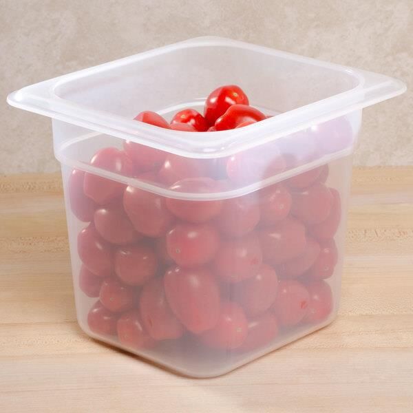 Cambro Yarı Saydam Polipropilen Gastronom Küvet GN 1/6 150,17.6x16.2x15 cm
