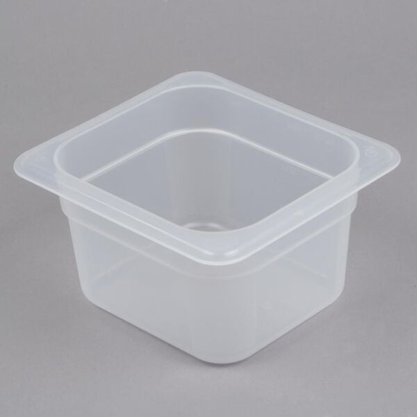 Cambro Yarı Saydam Polipropilen Gastronom Küvet GN 1/6 100,17.6x16.2x10 cm