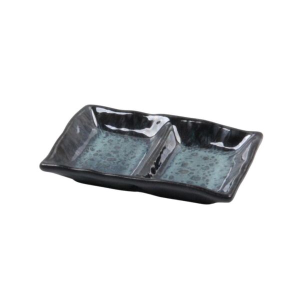 Matgusto Mavi Sakura Servis Tabağı, 2 Bölmeli