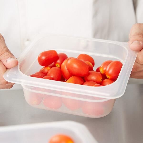 Cambro Yarı Saydam Polipropilen Gastronom Küvet GN 1/6 65,17.6x16.2x6.5 cm