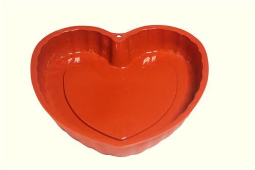 Globy Silikon Kalp Desenli Kek Kalıbı