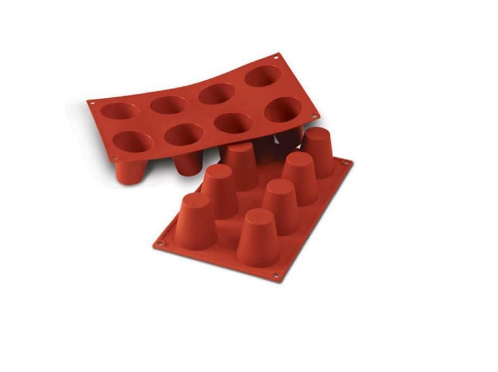 Globy Silikon Volkanik Muffin Kalıbı 8'li