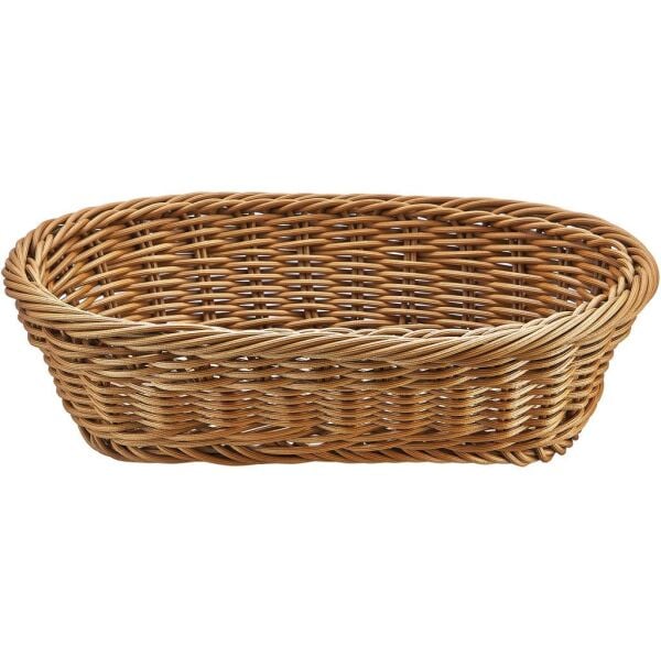 Biradlı GRV-2455 Oval Plastik Ekmek Sepeti, 24x16x7 cm