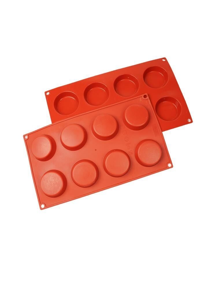 Globy Silikon Tartolet Kalıbı- Kek Kalıbı 8li