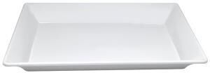 Globy Melamin Açık Büfe Dikdörtgen Servis Tabağı – 49,3 × 34 cm