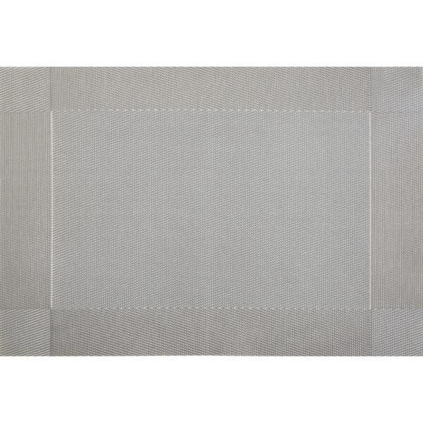 Biradlı BRD-2067 Dikdörtgen PVC Amerikan Servis, 30x45 cm, Gri