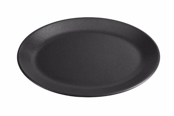 Porland Porselen Seasons Siyah Kayık Tabak 31 cm 6 Adet