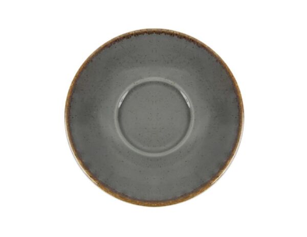 Porland Alumilite Seasons Koyu Gri Fincan Tabağı 15 cm 6 Adet