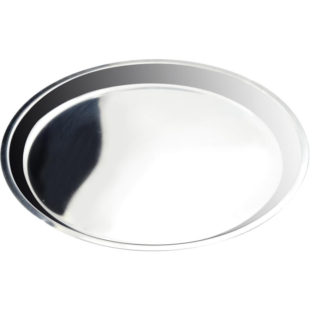 Biradlı GRV-309 Çelik Servis Sunum Tepsisi, 21 cm