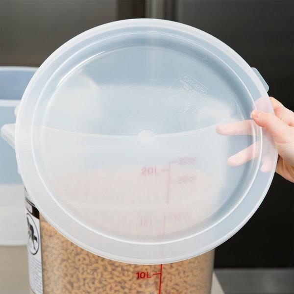 Cambro Yuvarlak Polietilen Saklama Kabı Kapağı