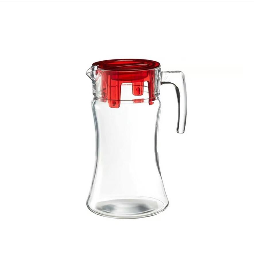 Paşabahçe 43018 Azur Kırmızı Kapaklı Sürahi 1400 cc