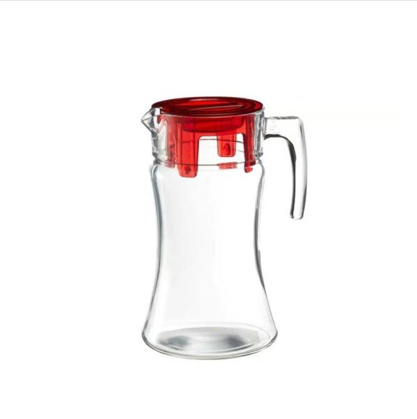 Paşabahçe 43018 Azur Kırmızı Kapaklı Sürahi 1400 cc