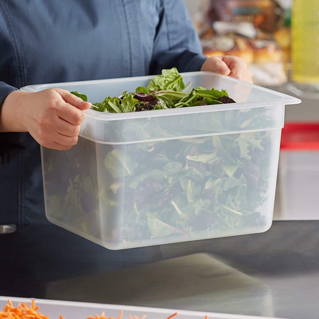 Cambro Yarı Saydam Polipropilen Gastronom Küvet GN 1/2 200,32.5X26.5X20 cm