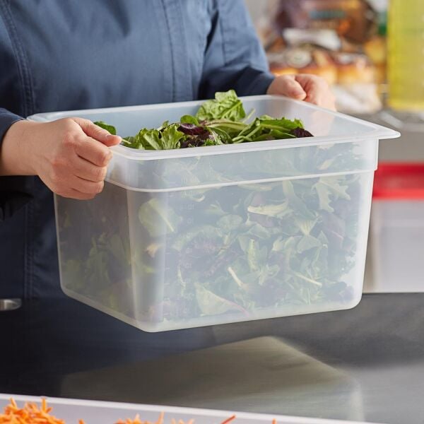 Cambro Yarı Saydam Polipropilen Gastronom Küvet GN 1/2 200,32.5X26.5X20 cm