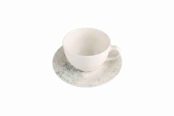 Porland Alumilite Ethos Smoky Tabaklı Çay Fincanı 215 cc 6 Adet