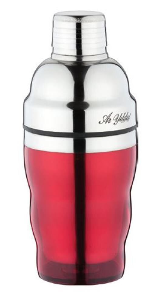 Aryıldız 530241 Kokteyl Bar Shaker Kırmızı 350 ml