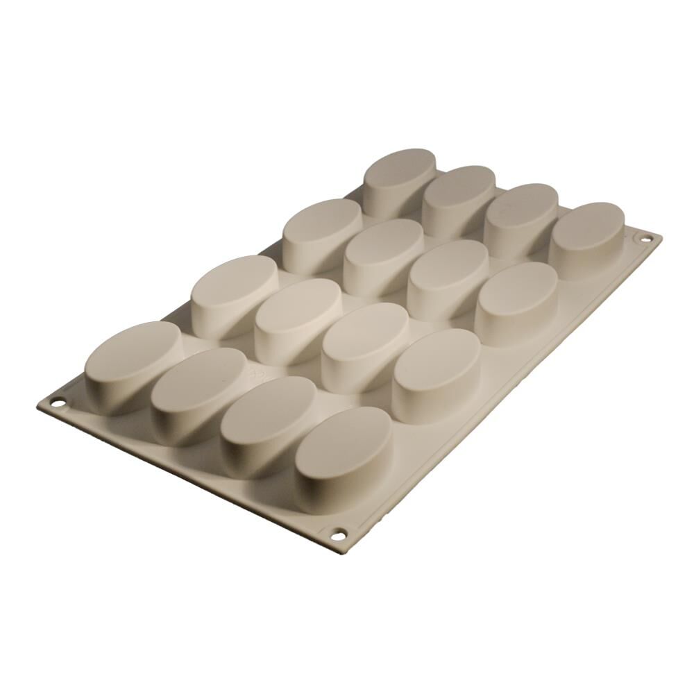 Cesil PCS- 16'lı Oval Silikon Kek Kalıbı