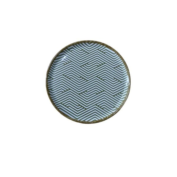Porland Azelya Servis Tabağı 24 cm 6'lı Koyu Yeşil