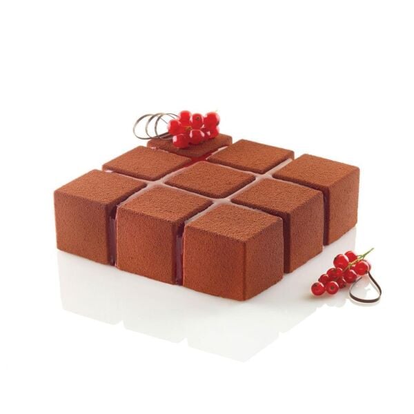 Silikomart Cubik 1400 Silikon Pasta Kalıbı 172×172 mm – 20.343.87.0065