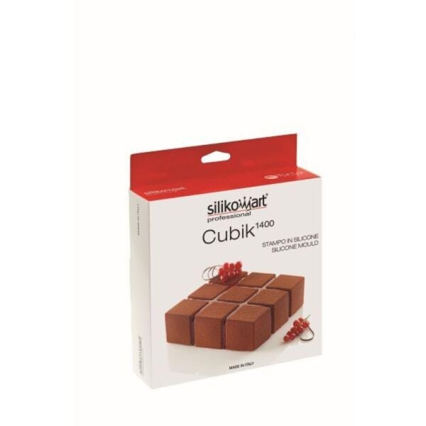 Silikomart Cubik 1400 Silikon Pasta Kalıbı 172×172 mm – 20.343.87.0065