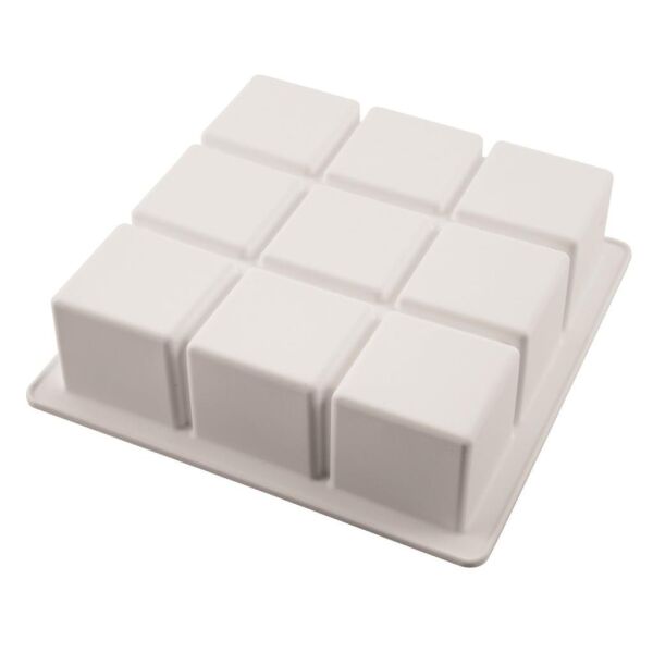 Silikomart Cubik 1400 Silikon Pasta Kalıbı 172×172 mm – 20.343.87.0065