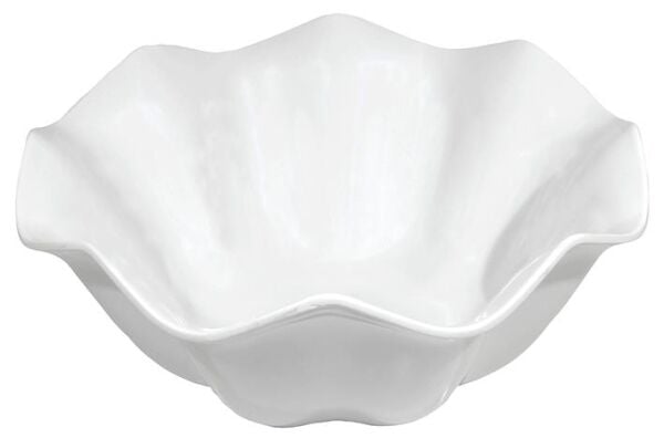 Globy Melamin Manolya Flower Kase – Beyaz 27,8 cm