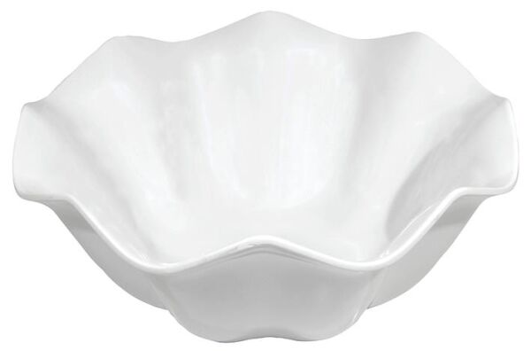 Globy Melamin Manolya Flower Kase – Beyaz 27,8 cm